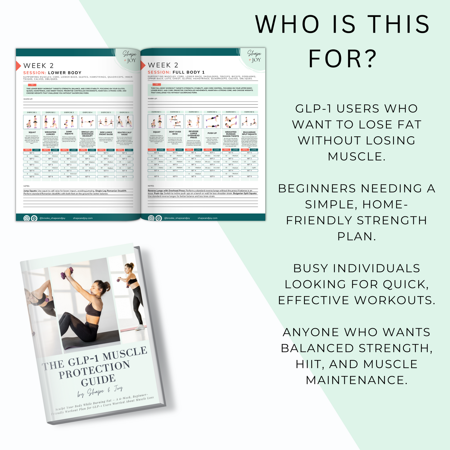 The GLP-1 Muscle Protection Program - 6 Week Workout Plan