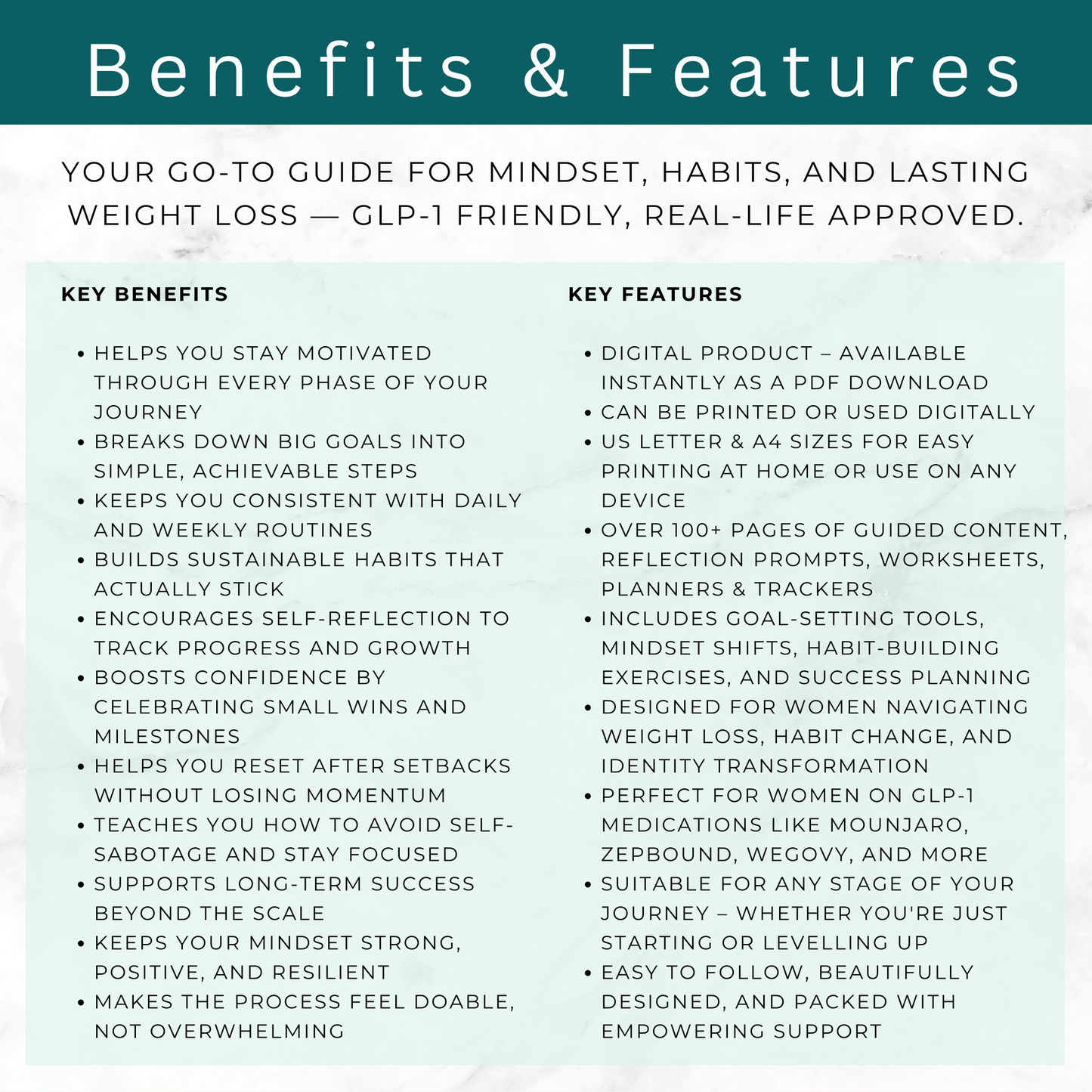 IAGAM Weight Loss Mindset Workbook eBook