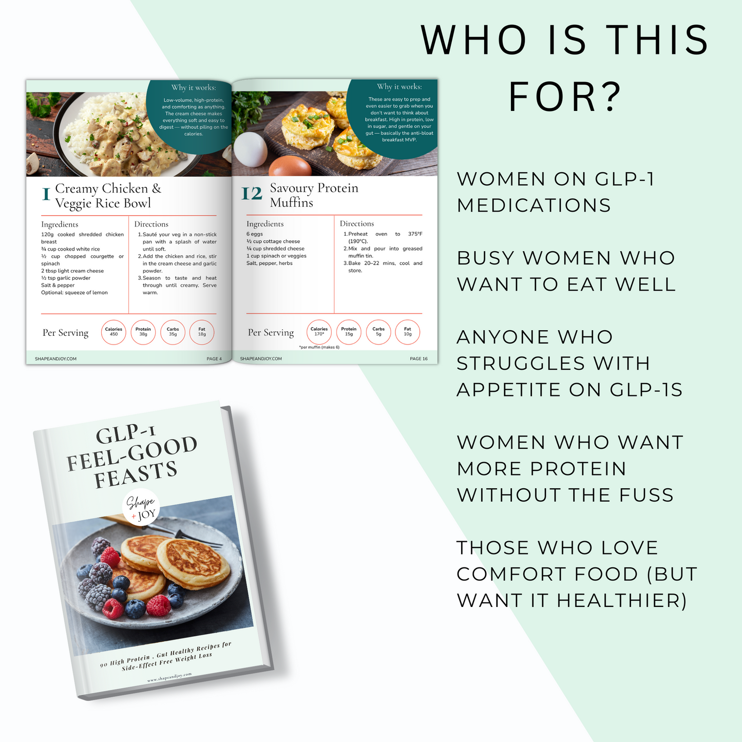 GLP-1 Feel Good Feasts - 90 High Protein, Gut Friendly Meals