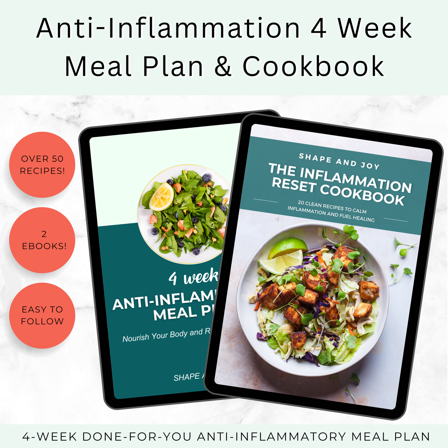 The Anti-Inflammatory Kitchen Plan: 4 Weeks of Simple Meals to Calm Inflammation & Feel Better from the Inside Out