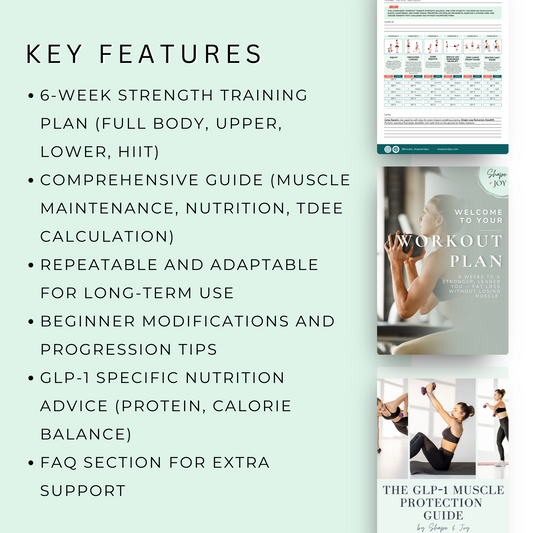 The GLP-1  Muscle Protection Program - 6 Week Workout Plan