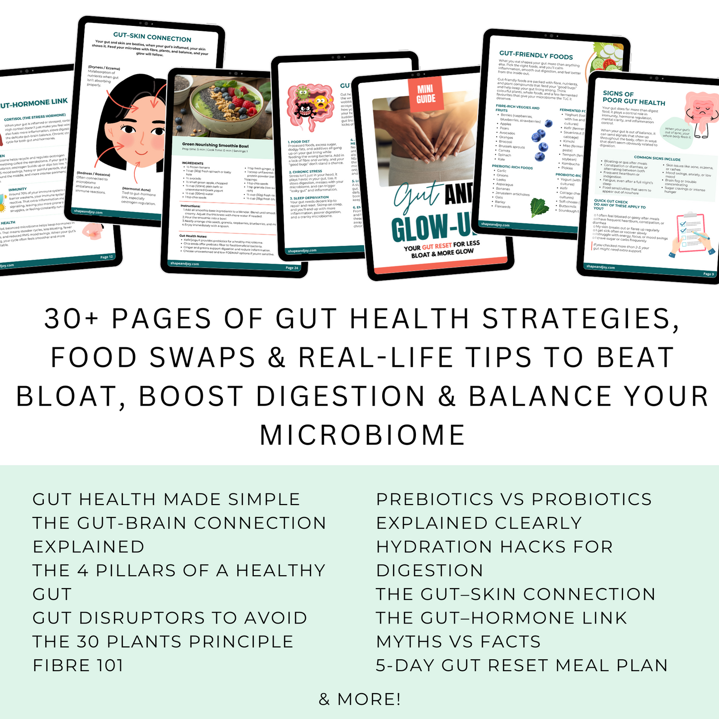 Gut & Glow-Up: Your Gut Reset for Less Bloat & More Glow